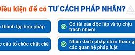 Điều Kiện Pháp Nhân Là Gì